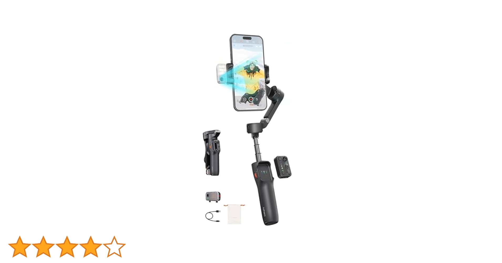 スマホアクセサリー hohem steady V3 HOHEM iSteady V3 Czarny Gimbal ręczny - niskie ceny i opinie